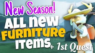 BETA NEXT SEASON  ALL New Items  the Furniture Shop First Quest  Sky Beta Update  nastymold [upl. by Esma]