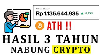 BTC ATH Ini hasil 3 Tahun Nabung Bitcoin Aplikasi Pintu Crypto [upl. by Airel356]