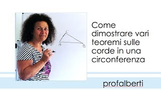 Teoremi sulle corde di una circonferenza [upl. by Terris]