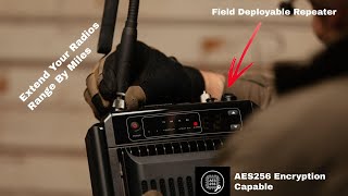 Extend your range with a Field deployable repeater  Hytera HR652 [upl. by Akaya842]