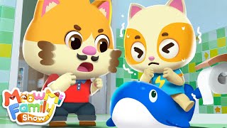 Baby Goes Potty  Potty Song 🚽  Good Habits for Kids  Kids Songs  MeowMi Family Show [upl. by Aihselef153]