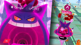 First Ever gigantamax Gengar in Pokemon Go [upl. by Yenterb]