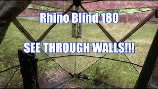 Rhino Blind 180 Review  SEE THROUGH WALLS [upl. by Naneik]