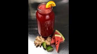 Cold Pressed Seeded Watermelon Juice  Alkaline Hydration [upl. by Gareth]