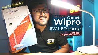 Study Lamp for Students  Wipro Garnet 6W LED Table Lamp with 3 modes amp Brightness control [upl. by Auhsoj]