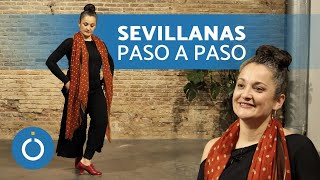 PASOS Básicos de SEVILLANAS para PRINCIPIANTES 💃 Paseillo y Pasada [upl. by Ahsenit436]