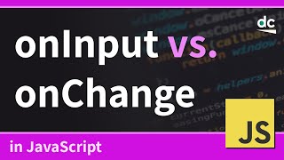 Whats the Difference Between the Input and Change Event in JavaScript [upl. by Aylsworth]