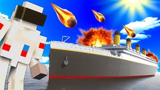 We Destroyed the Titanic with Meteorites in Teardown Multiplayer [upl. by Acirred]