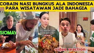 Bule ini setelah makan nasi bungkus makin jatuh cinta [upl. by Ecirtnahs71]