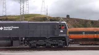 Irish Rail class 071 088 New Livery  Timber  Waterford Freight Yard [upl. by Iznik]