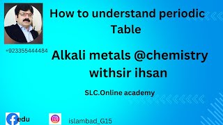 Alkali metalsperiodic tableFunchemistry223 [upl. by Ordnagela]