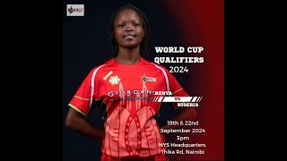 KENYA vs NIGERIA  WORLD CUP QUALIFIERS  2024 [upl. by Eenwat]