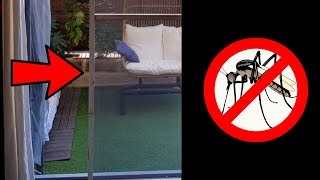 ¡FUNCIONA ⚠️🦟Cómo CREAR una puerta MOSQUITERA corredera de madera FÁCIL y BARATA [upl. by Yreved]