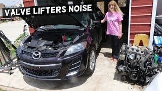 VALVE LIFTER NOISE MAZDA WHAT CAUSES VALVE LIFTER NOISE [upl. by Eillac]