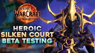 Heroic Silken Court KILL  The War Within Beta Testing  Guardian Druid [upl. by Cly]