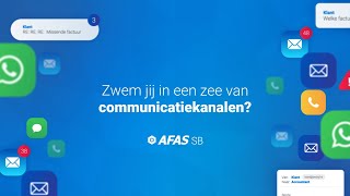 Accountant zwem jij in een zee van communicatiekanalen  AFAS SB [upl. by Iralam]