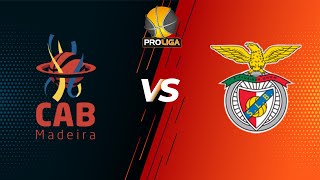 PROLIGA J4  CAB Madeira x SL Benfica Sub23  20241027 [upl. by Aratehs]