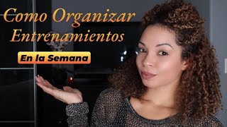 Como dividir Ejercicios Semanales Como organizar tu entrtenamiento Fitness by Vivi [upl. by Podvin]