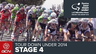 Tour Down Under 2014  Stage 4 Race Report [upl. by Oicnecserc]