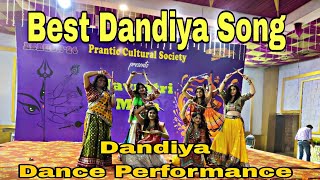 Best Dandiya Song  Dandiya Dance performance Dholida amp Dhol Baje [upl. by Acimehs]