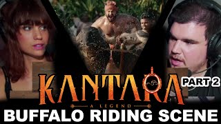 KANTARA BUFFALO RIDING SCENE  PART 2  Rishab Shetty Kishore Kumar G Achyuth Kumar Sapthami [upl. by Diva]