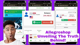 Allegro shop Review Is Allegroshoporg Legit or a Scam Live withdrawal Proof [upl. by Adnoraj]