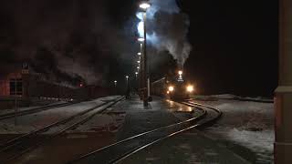 Weißeritztalbahn auf vorweihnachtlicher Abendfahrt [upl. by Gernhard]