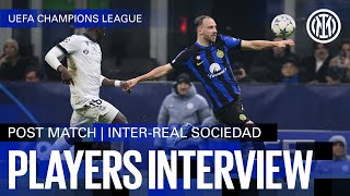 DARMIAN FRATTESI AND MORE  INTER 00 REAL SOCIEDAD  PLAYERS INTERVIEW 🎙️⚫🔵 [upl. by Aelanej830]