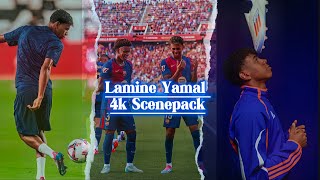 Lamine Yamal Scenepack 4K • No watermark • [upl. by Cutlor]