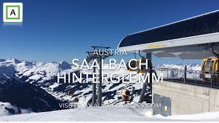 SaalbachHinterglemm ski destination Austria  allthegoodiescom [upl. by Larkin420]