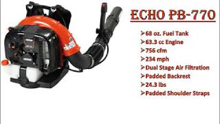 Review of the Echo PB770 back pack blower [upl. by Ierbua226]