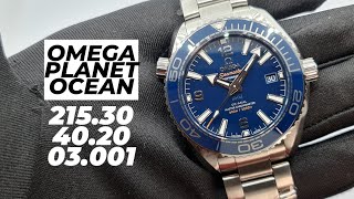 4K Omega Seamaster Planet Ocean 600M Co‑Axial Master Chronometer 395mm Steel 21530402003001 [upl. by Merrily]