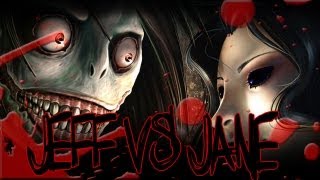 Go To Sleep  quotJeff the Killer vs Jane the Killerquot  CreepyPasta Storytime [upl. by Querida420]