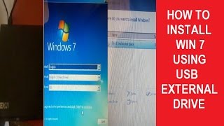 How to Format PC  Install Windows 7 32 BIT in Compaq Presario CQ56 using external DVD rom [upl. by Amak358]