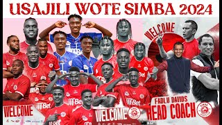 WACHEZAJI WOTE 13 WALIO SAJILIWA SIMBA 2024  Usajili simba 2024 na 2025 [upl. by Idmann]