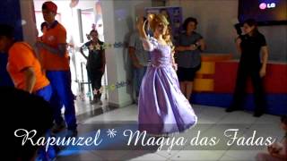 Rapunzel Enrolados Personagem Vivo  Magya das Fadas  Show para Festa Infantil [upl. by Kyd354]