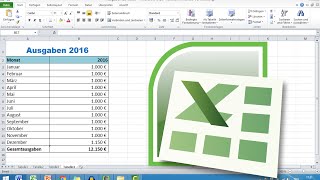 Tabelle in Excel erstellen  Grundkurs Excel [upl. by Anaj]