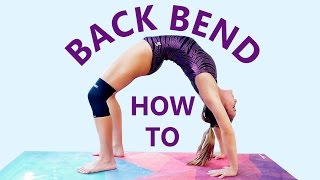 Gymnastics At Home Backbend Challenge Flexibility Workout amp Stretches How to do a Back Bend [upl. by Shugart]