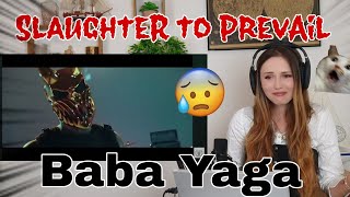 SLAUGHTER TO PREVAIL  Baba Yaga  Me being scared type REACTION [upl. by Hanimay]