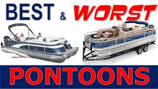 Best and Worst Pontoons After Inspecting 50 Pontoon Boats at the Greenville Boat Show [upl. by Maighdiln]