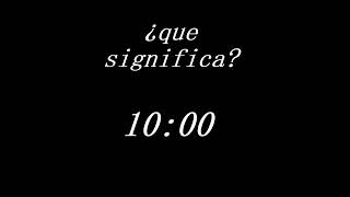 SIGNIFICADO DE LA HORA EXACTA 1000 numerologia espiritualidad universo [upl. by Au]