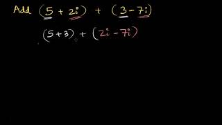 Adding complex numbers Hindi [upl. by Nnil]