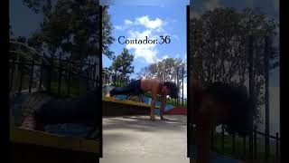 56 Flexiones DECLINADAS x 100 días motivation calistenia calisthenics fitness short fit [upl. by Notreb]