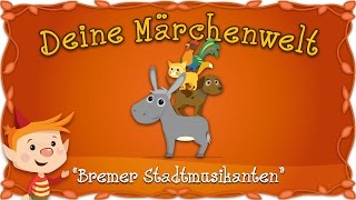 Die Bremer Stadtmusikanten  Märchen und Geschichten für Kinder  Brüder Grimm  Deine Märchenwelt [upl. by Dorian186]