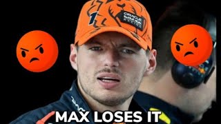 MAX VERSTAPPEN LOSES HIS HEAD IN HUNGARY TEAM RADIO 🤣🤣 [upl. by Baruch547]