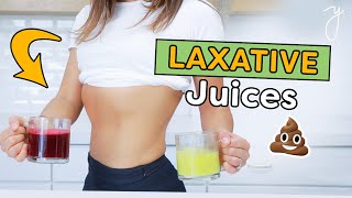 NATURAL LAXATIVE JUICES to Relieve Constipation and Reduce Bloating💩 [upl. by Peterus]