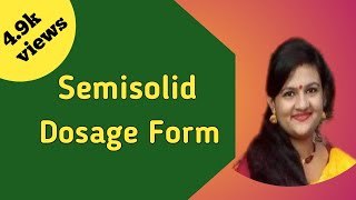 Dosage Forms Of Drug  Semisolid Dosage From  Bangla Tutorial  Pharma Notebook [upl. by Acey]