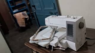 usha janome embroidery machine [upl. by Meri]