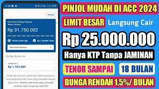 Pinjol Mudah Cair Limit Besar Tenor Panjang 2024  Pinjol KTP Bunga Rendah 3 Detik Langsung Cair [upl. by Airbmac]