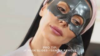 How to Apply Activated Charcoal Face Mask  KNESKO Skin [upl. by Akemrej71]